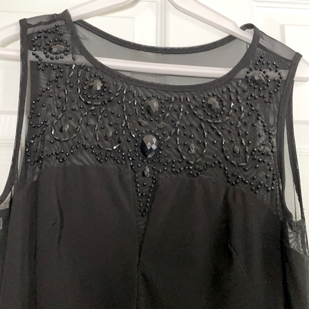 Black tie dress gown size 4 - custom one of a kind